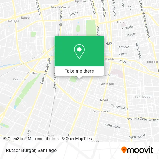 Rutser Burger map