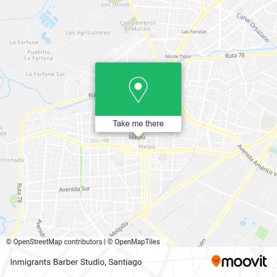 Inmigrants Barber Studio map