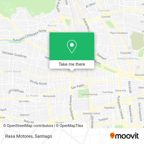 Rasa Motores map