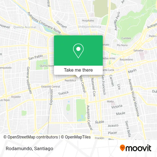 Rodamundo map