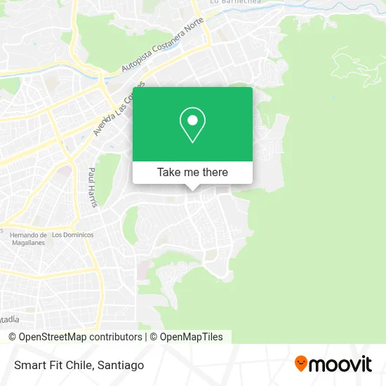 Smart Fit Chile map