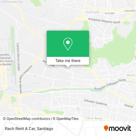Rach Rent A Car map