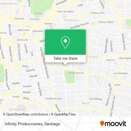 Infinity Producciones map