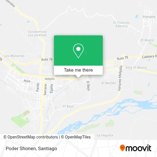 Poder Shonen map