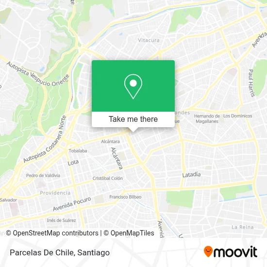 Parcelas De Chile map