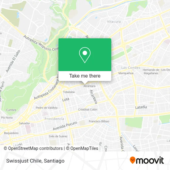 Swissjust Chile map
