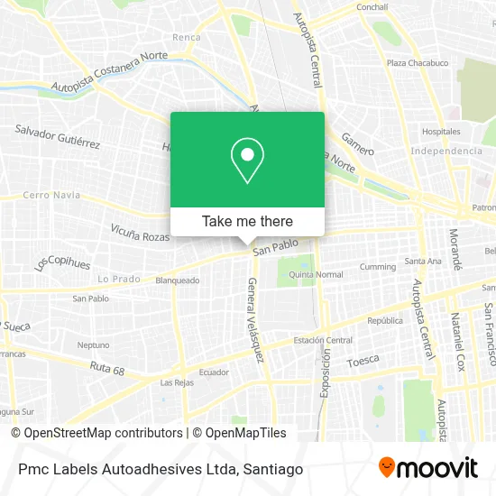 Pmc Labels Autoadhesives Ltda map