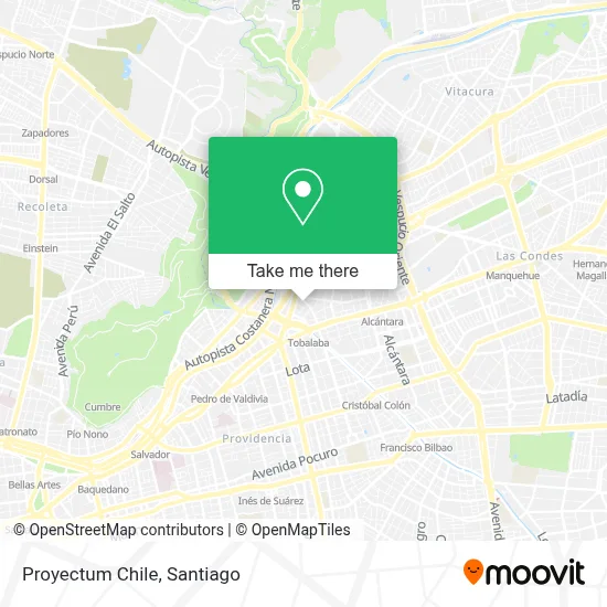 Proyectum Chile map