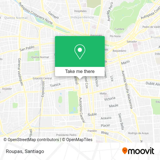 Roupas map