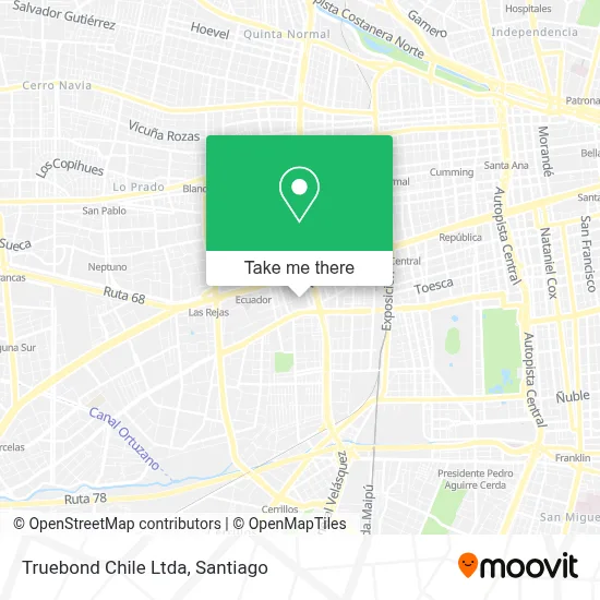 Truebond Chile Ltda map