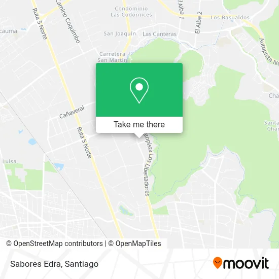 Sabores Edra map
