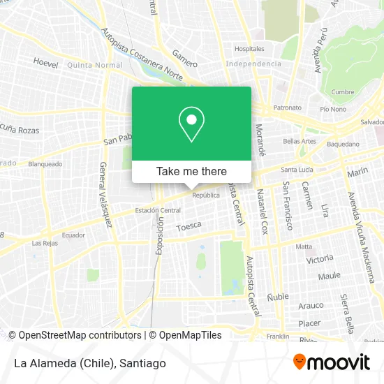 La Alameda (Chile) map