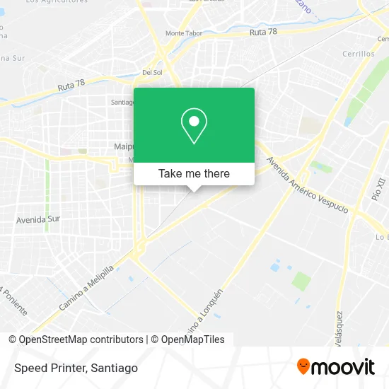 Speed Printer map