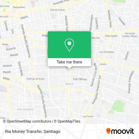Ria Money Transfer map