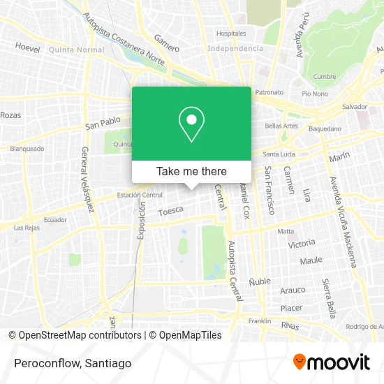 Peroconflow map