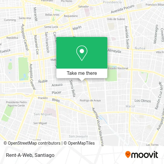 Rent-A-Web map