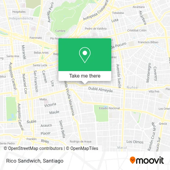 Rico Sandwich map