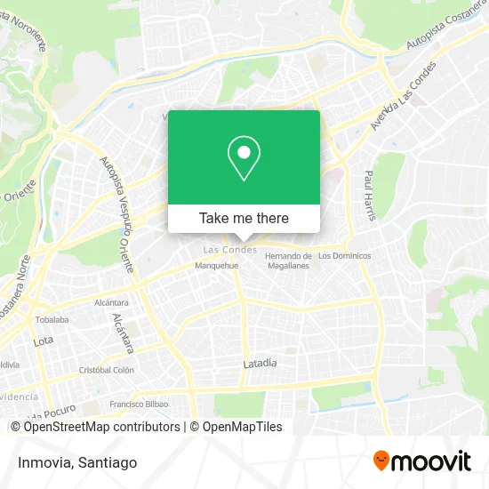 Inmovia map