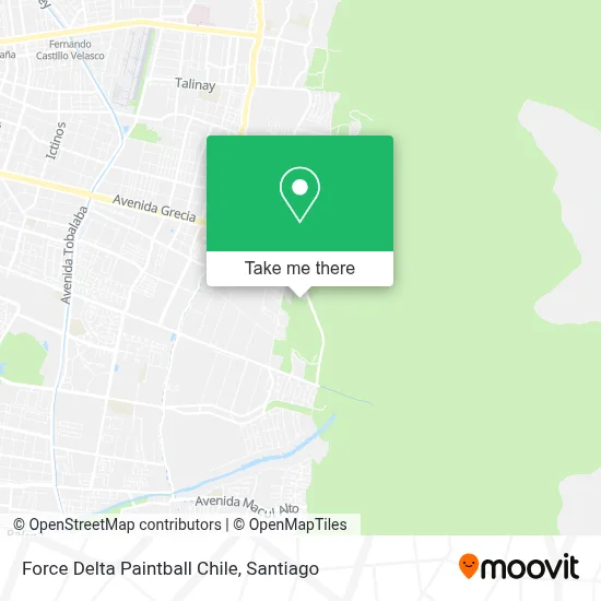 Force Delta Paintball Chile map