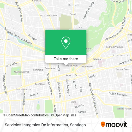 Servicios Integrales De Informatica map