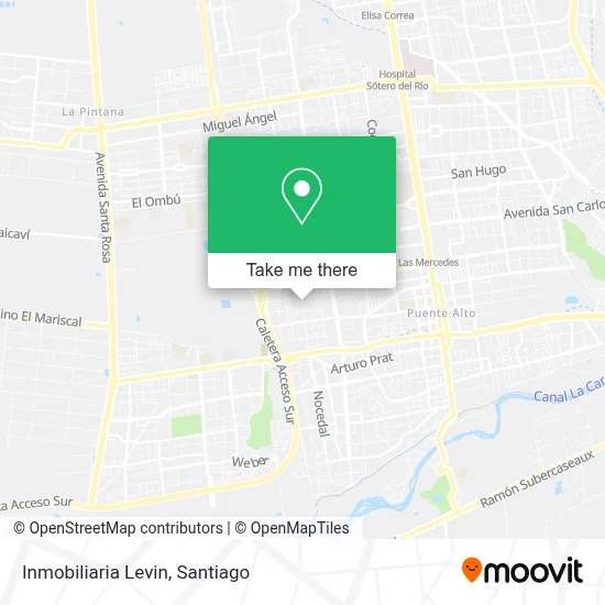 Inmobiliaria Levin map