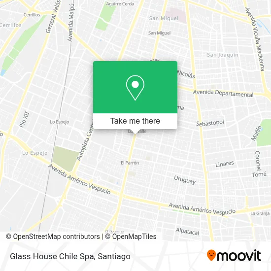 Glass House Chile Spa map