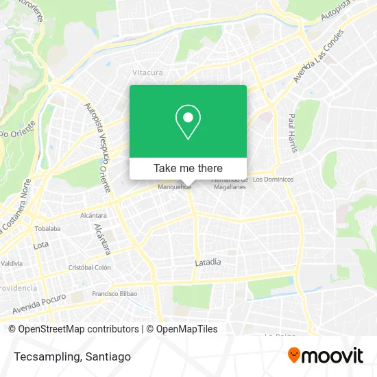 Tecsampling map