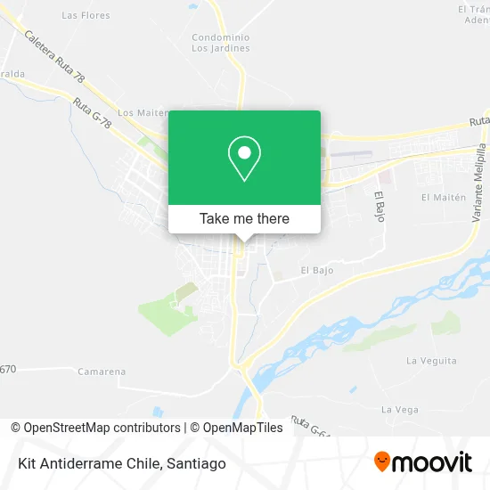 Kit Antiderrame Chile map