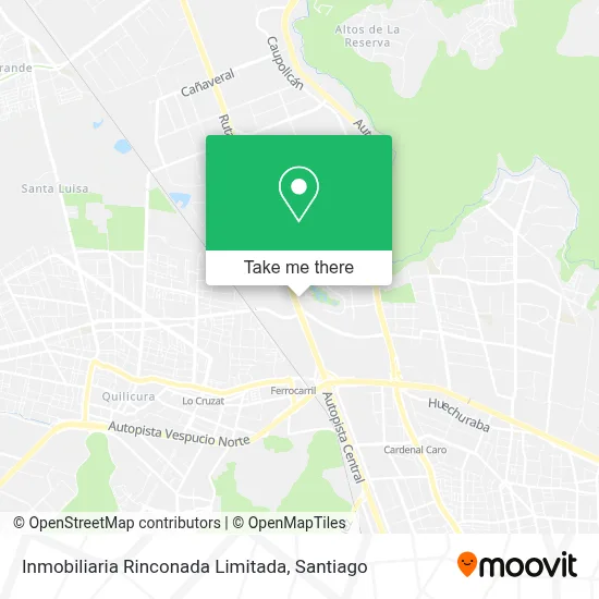 Inmobiliaria Rinconada Limitada map