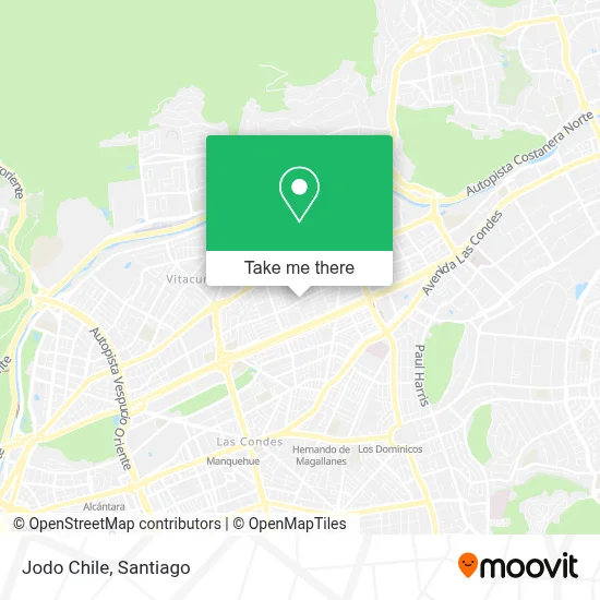 Jodo Chile map