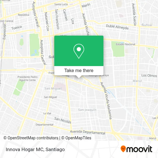 Innova Hogar MC map
