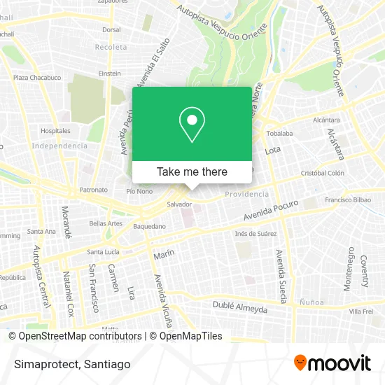 Simaprotect map