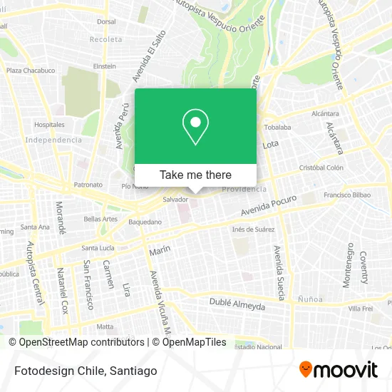 Fotodesign Chile map