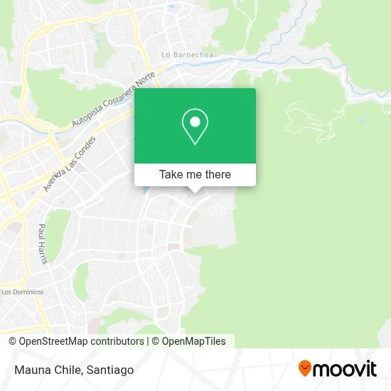 Mauna Chile map