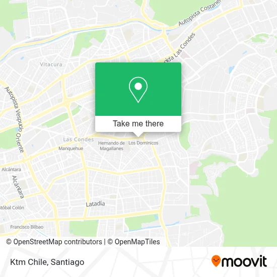 Ktm Chile map