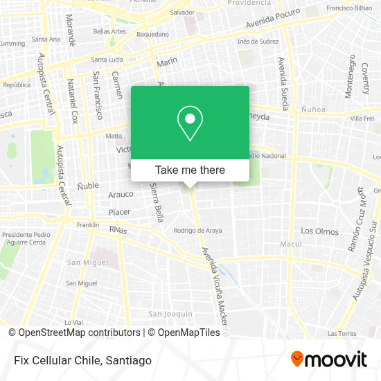 Fix Cellular Chile map