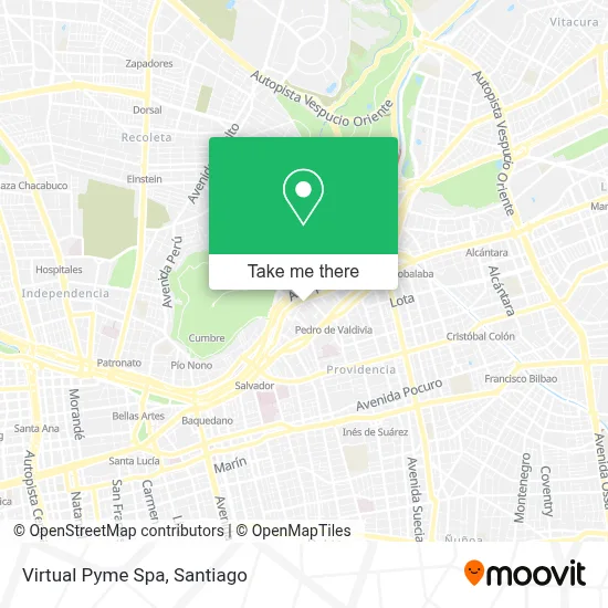 Virtual Pyme Spa map