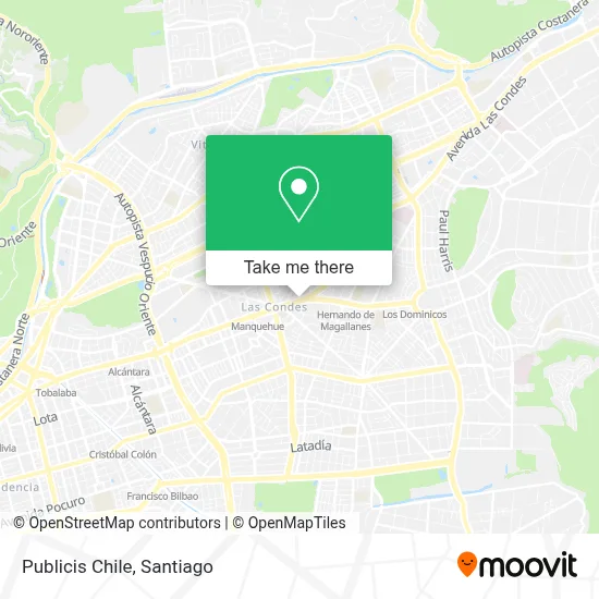 Publicis Chile map