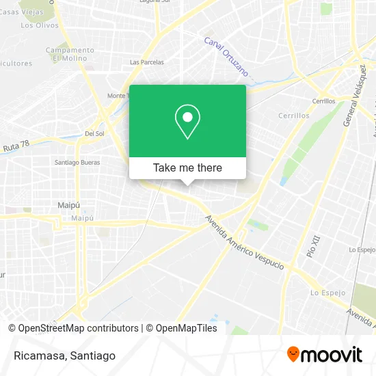 Ricamasa map