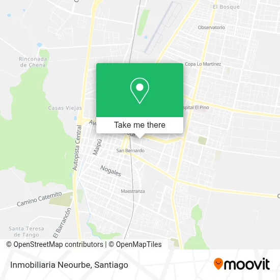 Inmobiliaria Neourbe map