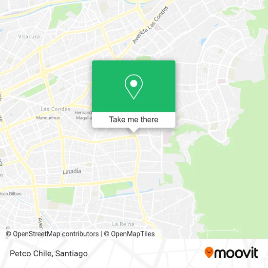 Petco Chile map