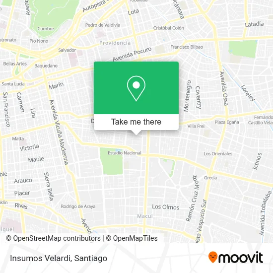 Insumos Velardi map