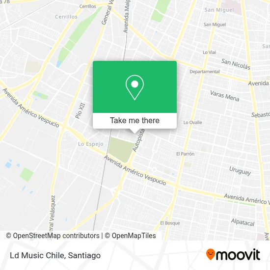 Ld Music Chile map
