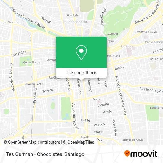 Tes Gurman - Chocolates map