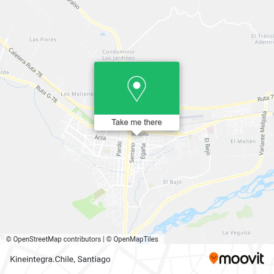 Kineintegra.Chile map