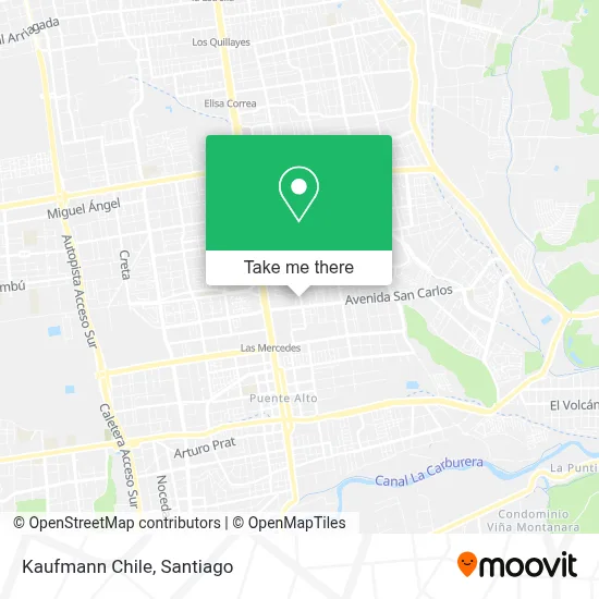 Kaufmann Chile map