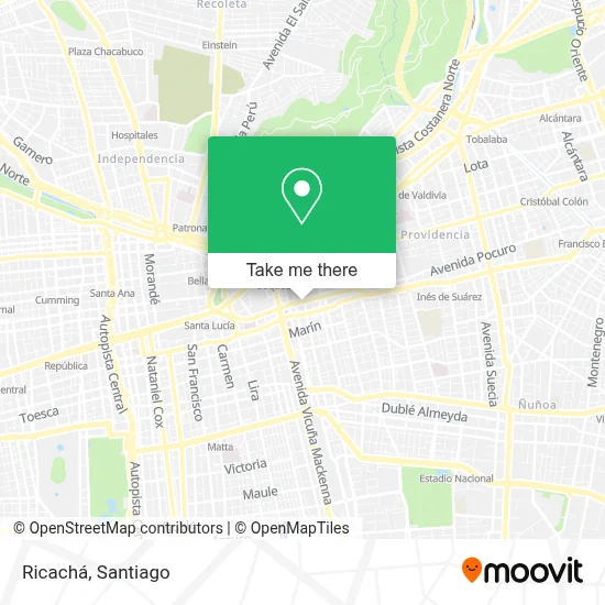 Ricachá map