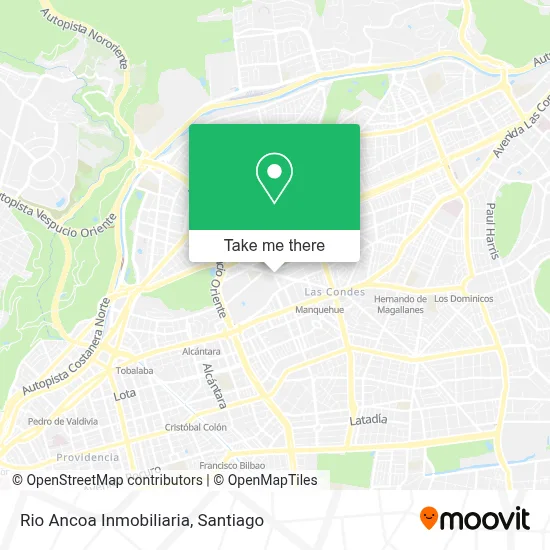 Rio Ancoa Inmobiliaria map