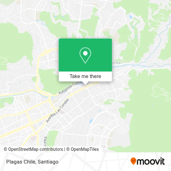 Plagas Chile map