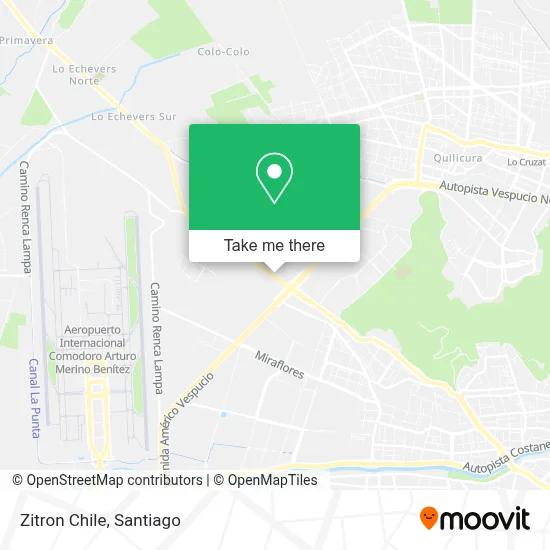 Zitron Chile map